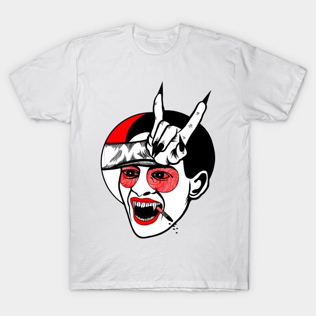 Rockin' Vampire T-Shirt by FUN ART